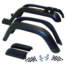 Load image into Gallery viewer, Crown Automotive Jeep Replacement Fender Flare Kit, Left and Right, Front & Rear, Black Textured 5AHK6