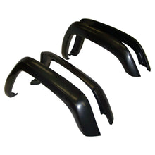 Load image into Gallery viewer, Crown Automotive Jeep Replacement Fender Flare Kit, Includes 4 Gloss Black Fender Flares and Hardware 5FWK - Main Product ...