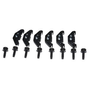 Crown Automotive Jeep Replacement Hard Top Hardware Kit, Includes 6 Retainers and 8 Screws 55397093K8