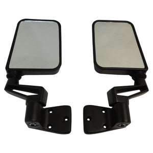 Crown Automotive Jeep Replacement Mirror Kit, Left & Right, Black, 1987-2002 Style 82200834K - Main Product View