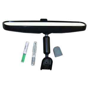 Crown Automotive Jeep Replacement Rearview Mirror Kit, Black, Includes 9.75" Wide Mirror, Button & Adhesive 8993023K