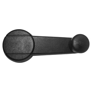 Crown Automotive Jeep Replacement Window Handle, Left or Right, Front or Rear, Black 35025104