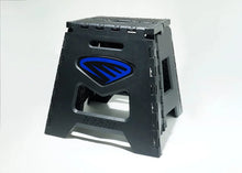 Load image into Gallery viewer, Cycra Fold up Motostand - Black/Blue - Detail View