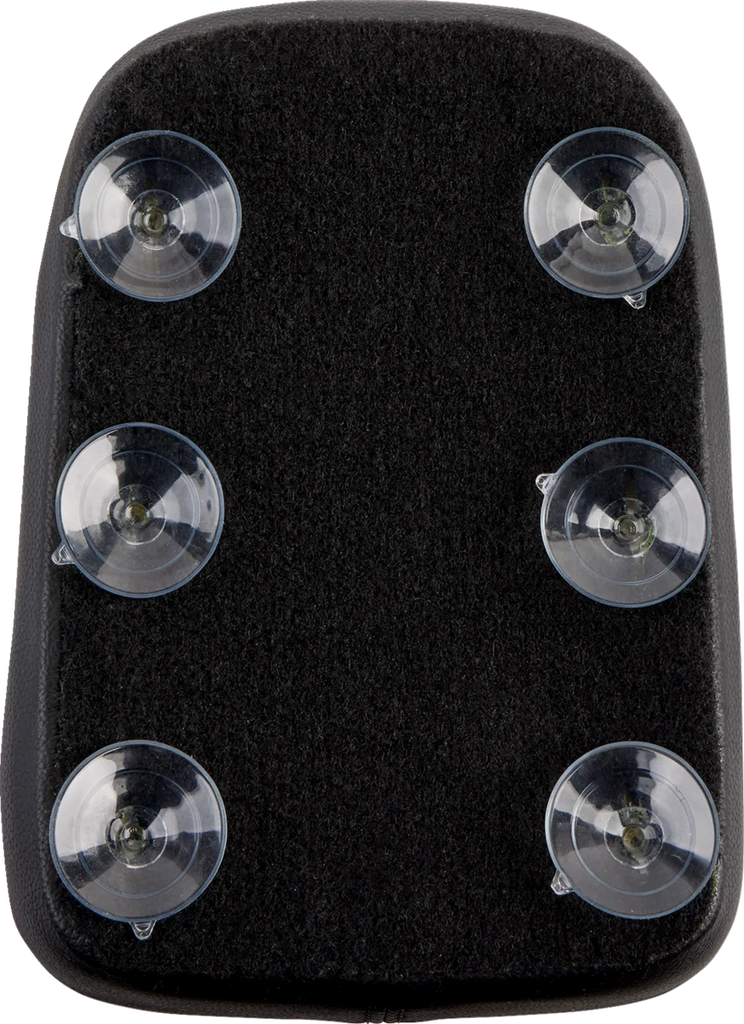 Danny Gray Detachable Pillion Pad - Black - Wide 501 - Side View