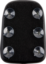 Load image into Gallery viewer, Danny Gray Detachable Pillion Pad - Black - Wide 501 - Side View