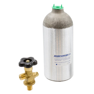Dedenbear CO2 BOTTLE WITH VALVE, 2.5 POUND CAPACITY AB25V - Main Product View