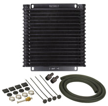 Load image into Gallery viewer, Derale 17 Row Series 9000 Plate & Fin Transmission Cooler Kit, 1/2" NPT 13614 - Main Product View