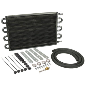 Derale 8 Pass 17" Series 7000 Copper/Aluminum Transmission Cooler Kit, Full Size 13104 - Main Product View