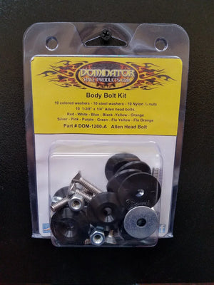 Dominator Race Body Body Bolt Kit Black Allen Head 1200-A-BK