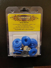 Load image into Gallery viewer, Dominator Race Body Body Bolt Kit Blue Allen Head 1200-A-BL
