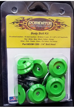 Dominator Race Body Body Bolt Washer 1pc Ext. Green 1200-B-XG