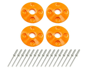 Dominator Race Body Scuff Plate Plastic 4pk Orange 1202-OR