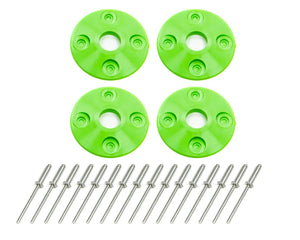 Dominator Race Body Scuff Plate Plastic 4pk Xtreme Green 1202-XG