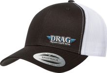 Load image into Gallery viewer, Drag Specialties Mesh Snapback Hat - Black/White DragSpecialties NP22E-H709 - Main Product View