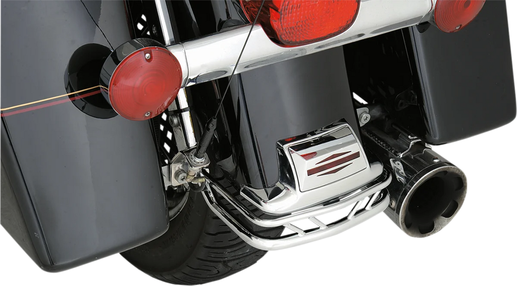 DragSpecialties Rear Fender Rail - Chrome 70894 - Side View