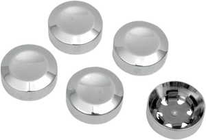 DragSpecialties Rear Pulley Bolt Cover - Chrome D26-0152 - Main Product View