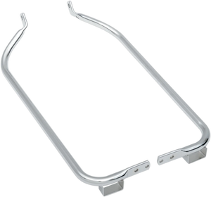 DragSpecialties Saddlebag Support Brackets - Chrome - FL '04-'08 S77-0134 - Main Product View
