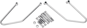 DragSpecialties Saddlebag Support - Chrome - FL/FX '06-'17 S77-0132 - Main Product View