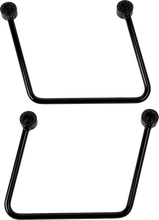 Load image into Gallery viewer, DragSpecialties Saddlebag Support Kit - Chrome - FL/FX '18-'23 S77-0155C - Side View