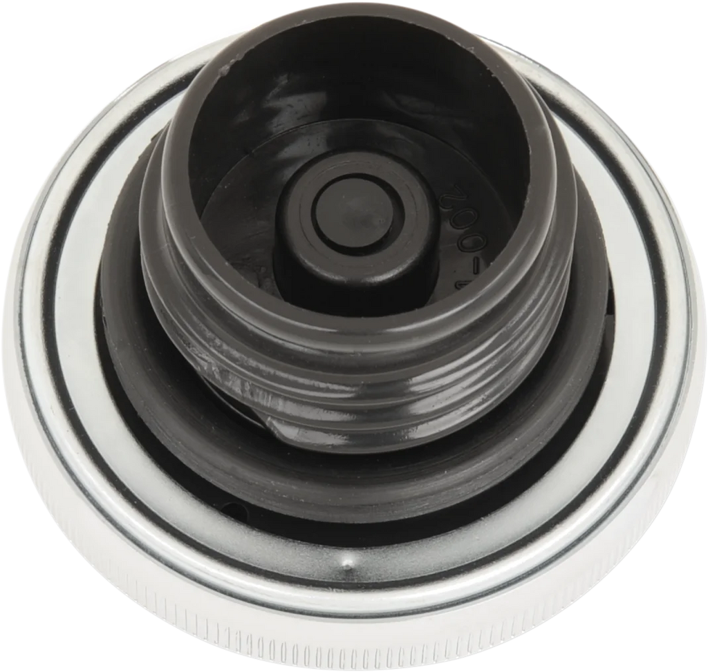 DragSpecialties Screw-In Gas Cap - Vented - Chrome 03-0301A-BC221 - Side View