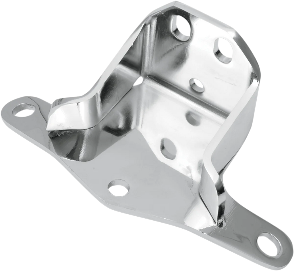 DragSpecialties Top Motor Mount - Chrome E28-0035 - Side View