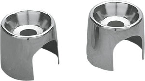 DragSpecialties Upper Shock Bolt/Stud Cover - Chrome - '70-'86 FX/FL 243026-BC2 - Main Product View