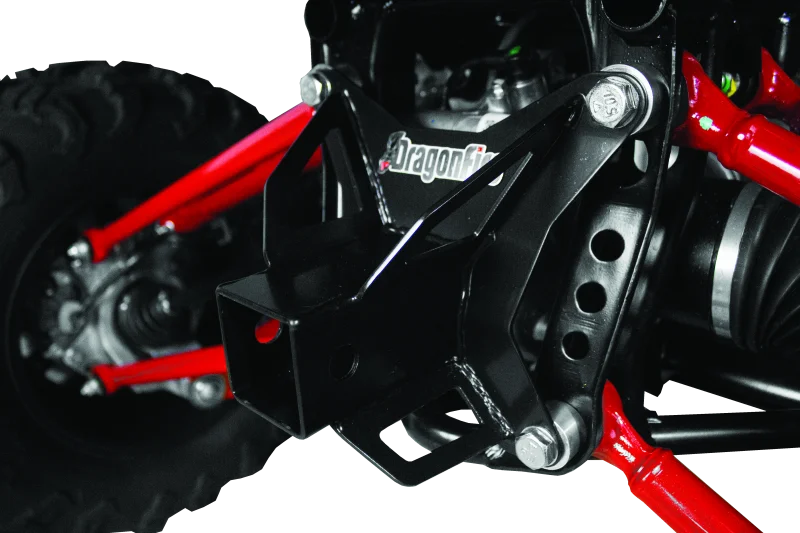 DragonFire Racing 19-22 Honda Talon Receiver Hitch - Side View