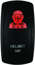 Load image into Gallery viewer, DragonFire Racing Lighted Switch Hel Air On/Off Red