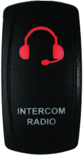 Load image into Gallery viewer, DragonFire Racing Lighted Switch Int/Rad On/Off Red Led