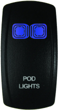 Load image into Gallery viewer, DragonFire Racing Lighted Switch On/Off Blue
