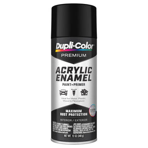 Dupli-Color Acrylic Enamel Black Semi-Gloss PAE101