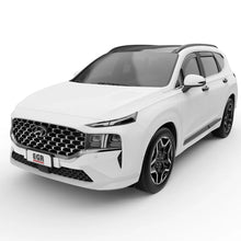 Load image into Gallery viewer, EGR 4pc Matte Black In-Channel Window Visors 19-23 Hyundai Santa Fe - Side View
