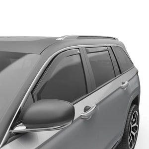 EGR 4pc Smoke Finish In-channel Window Visors for Grand Cherokee (WL) - Main Product View