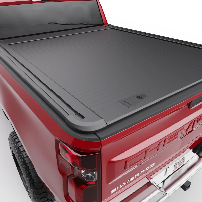 EGR Retractable Manual RollTrac for Silverado 1500|Sierra 1500 - Back View