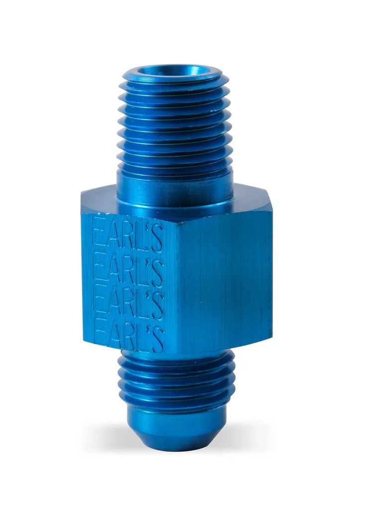 Earl's Performance CLEARANCE ITEM / ALL SALES FINAL - 6AN Male to 1/4" NPT - 1/8" NPT in Hex 100193ERL - Detail View
