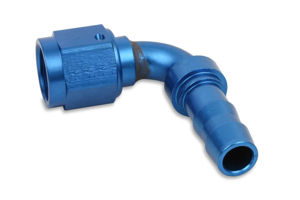 Earl's Performance Lightweight Direct Replacement for Brass Push Lock Type Hose Ends. 709109ERL - Back View
