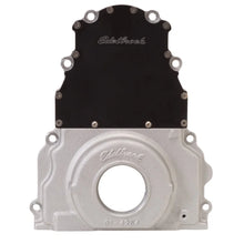Load image into Gallery viewer, Edelbrock Timing Cover 2-Piece for GM Gen 3 Ls-Series - Side View