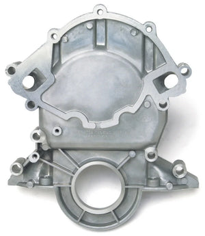 Edelbrock Timing Cover Alum S/B Ford 86-93 5 0L 88 Up 351-W w/ Reverse Rot Water Pump - Main Product View