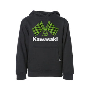 Factory Effex FACTORY EFFEX KAWASAKI FINISHLINE YOUTH PULLOVER / BLACK S 23-88120