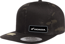 Load image into Gallery viewer, Factory Effex Honda Snapback Hat - Camo White 27-86306 - Side View