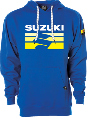 Factory Effex Suzuki Fade Pullover Hoodie - Royal - Medium 27-88402 - Main Product View