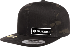 Factory Effex Suzuki Snapback Hat - Camo Black 27-86404 - Main Product View
