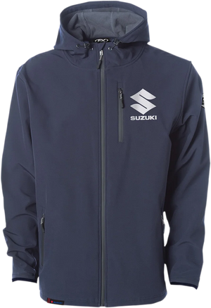 Factory Effex Suzuki Track Jacket - Navy - Medium 22-85412 - Main Product View