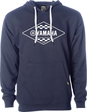 Factory Effex Yamaha Diamond Pullover Hoodie - Navy - XL 27-88206 - Main Product View
