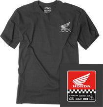 Load image into Gallery viewer, Factory Effex Youth Yamaha Starting Line T-Shirt - Heather Charcoal - Large 27-83204 - Side View
