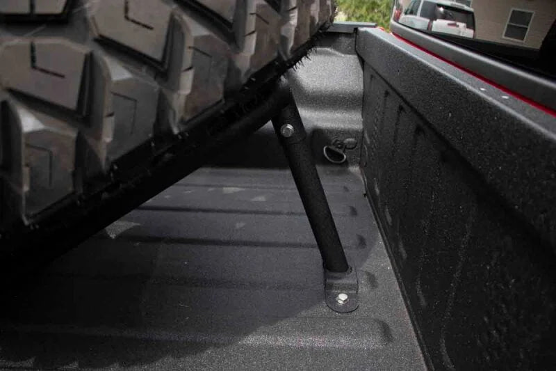 Fishbone Offroad 2020+ Jeep Gladiator JT In-Bed Tire Carrier - Back View