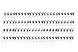 Five Star Fabricating Lrg Hd Rivet Black Multi -grip 100pk 814B-100L