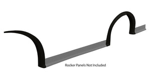 Five Star Fabricating MD3 Wheel Flares Dirt Black Left 007-261-BL