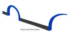 Load image into Gallery viewer, Five Star Fabricating MD3 Wheel Flares Dirt Chevron Blue Right 007-261-CBR