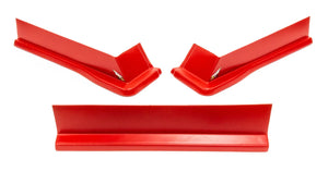 Five Star Fabricating Modified Aero Valance 3pc. Red 3022-417-R